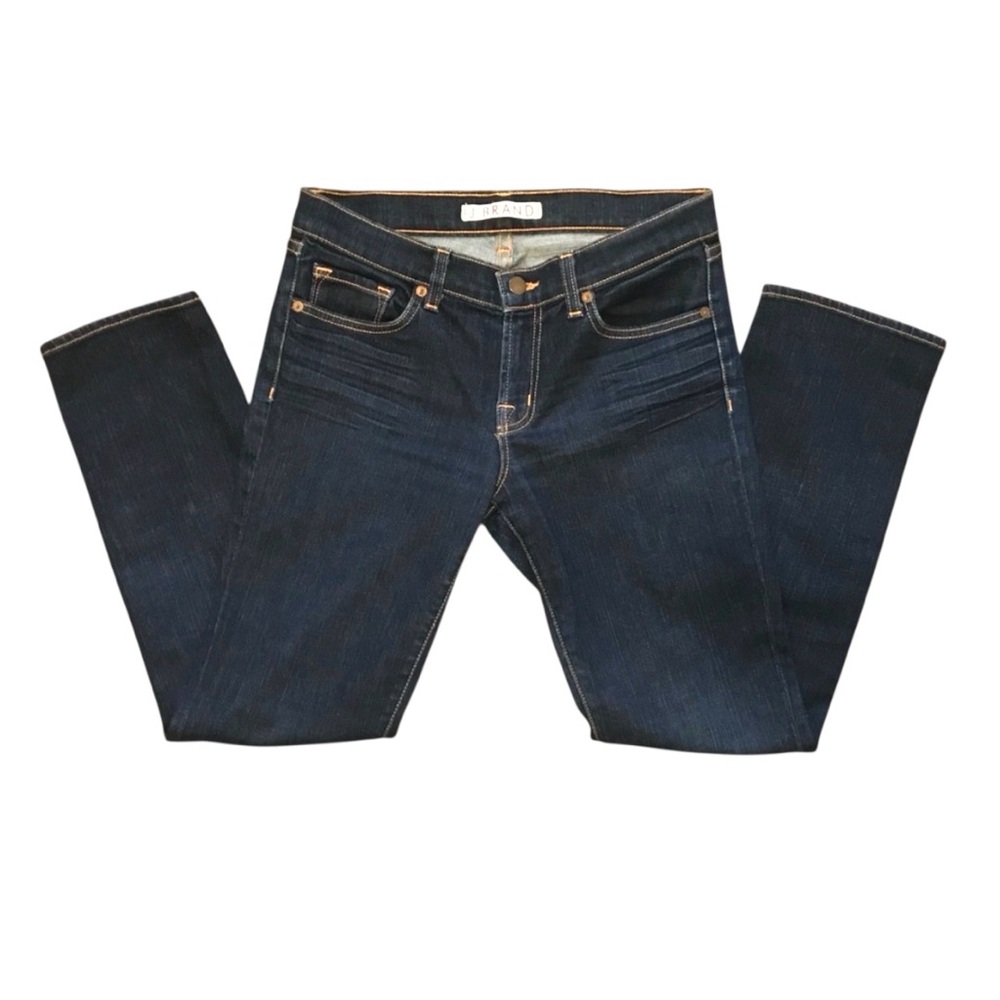 J Brand 7/8 Dark Wash Cropped Skinny Jeans | Size 28